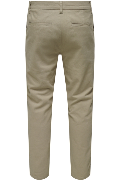 Only & Sons beige heren broek | Achteraanzicht