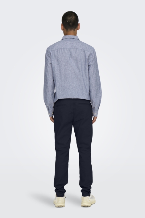 Only & Sons blauwe heren broek | Model