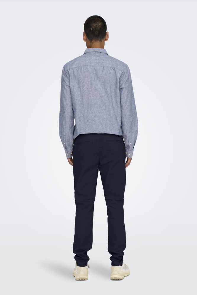 Only & Sons blauwe heren broek | Model
