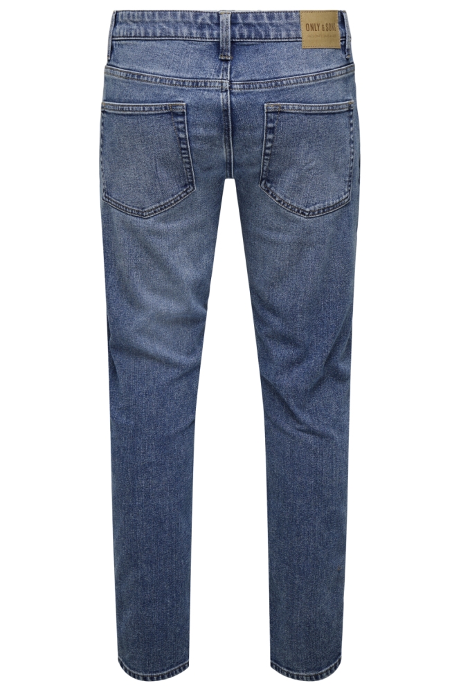 Only & Sons blauwe heren jeans | Achteraanzicht