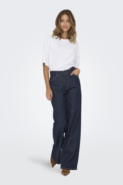 Jacqueline de Yong blauwe dames jeans | Model vooraanzicht