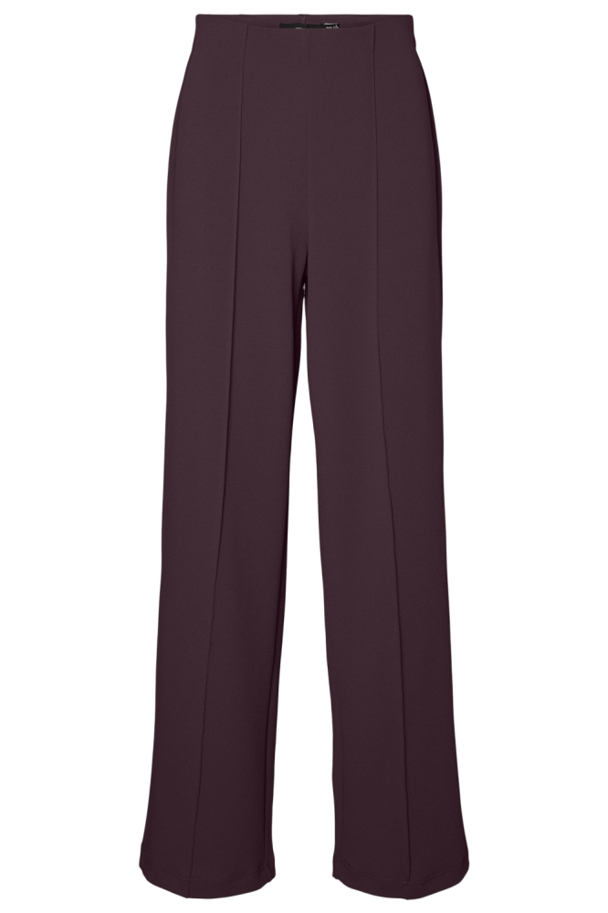 Vero Moda bordeaux dames broek | Vooraanzicht