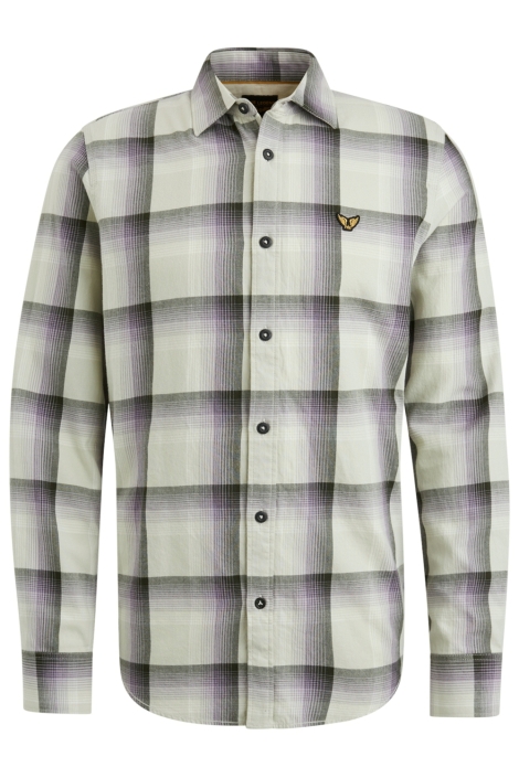 PME legend beige heren overhemd | Vooraanzicht