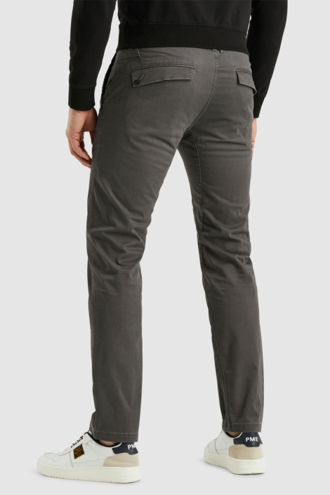 PME legend grijze heren broek | Achteraanzicht