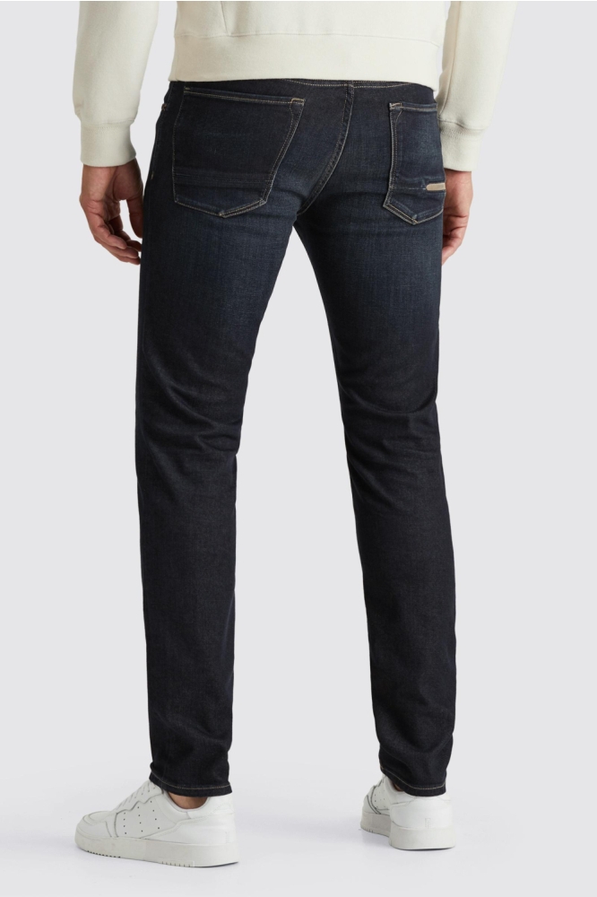 Cast Iron blauwe heren jeans | Model achteraanzicht