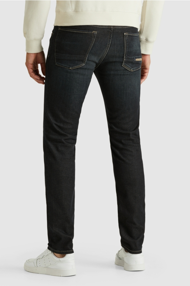 Cast Iron zwarte heren jeans | Achteraanzicht