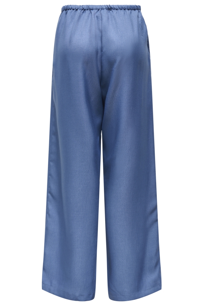 Only blauwe dames broek | Achteraanzicht