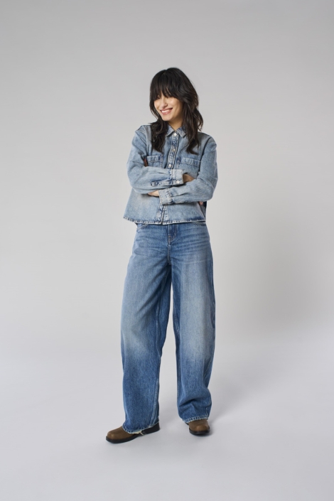 Only blauwe dames jeans | Model