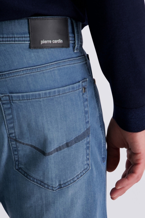 Pierre Cardin blauwe heren jeans | Close up
