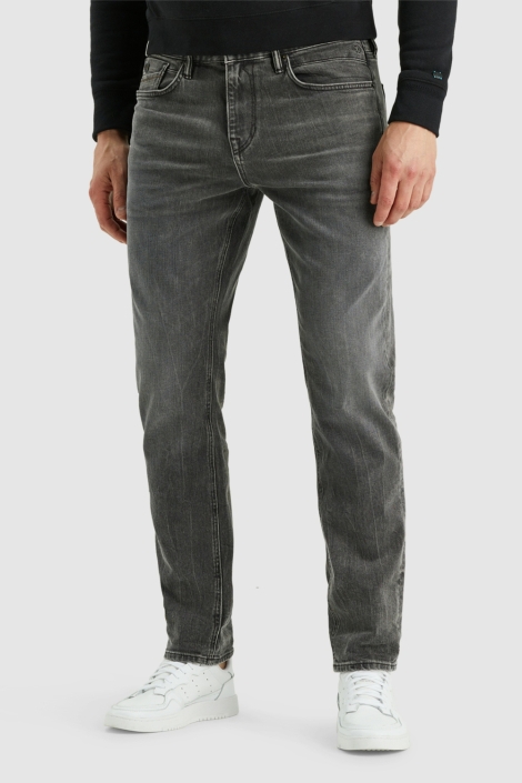 Cast Iron groene heren jeans | Vooraanzicht