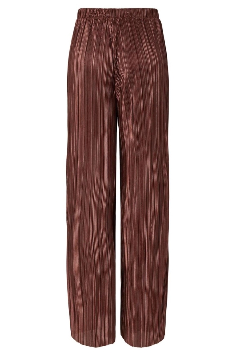 Pieces bruine dames broek | Achteraanzicht