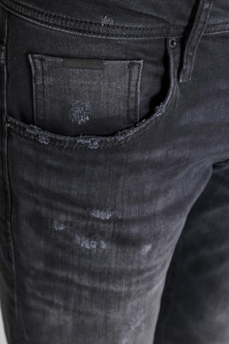 Antony Morato zwarte heren jeans | Close up