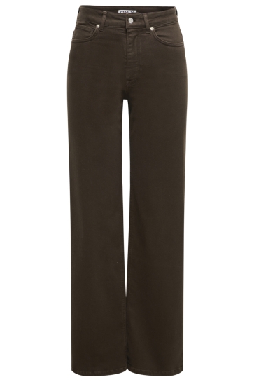 Only Jeans ONLMADISON BLUSH HW WIDE BROWN DNM 15371660 DARK BROWN DENIM