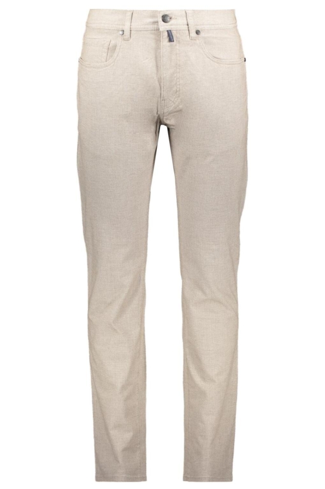 Pierre Cardin beige heren broek | Vooraanzicht