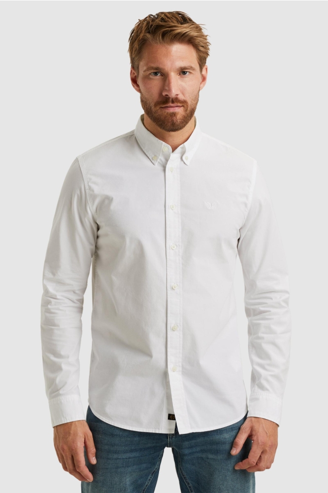 PME legend witte heren overhemd | Model vooraanzicht