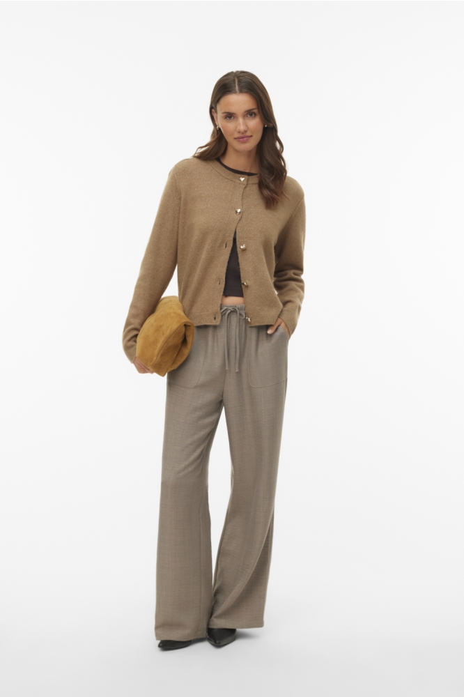 Vero Moda taupe dames broek | Model