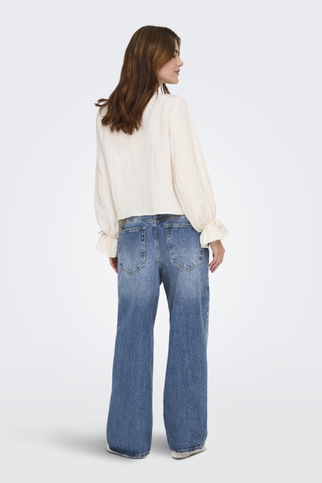 Only blauwe dames jeans | Model