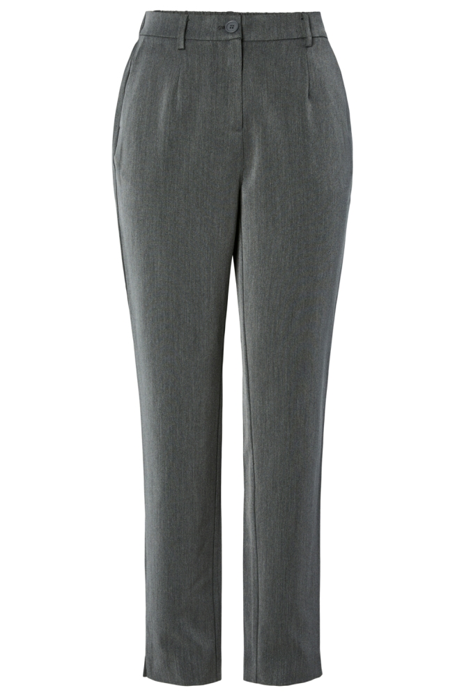 Pieces grijze dames broek | Vooraanzicht