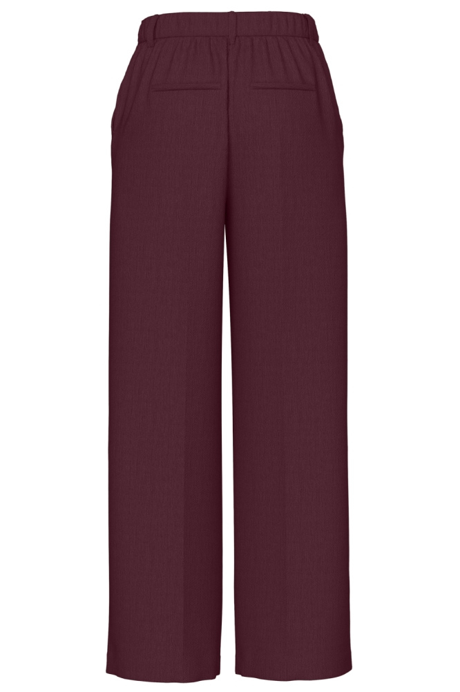 Pieces bordeaux dames broek | Achteraanzicht