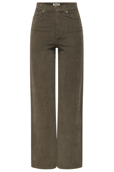 Only bruine dames broek | Vooraanzicht