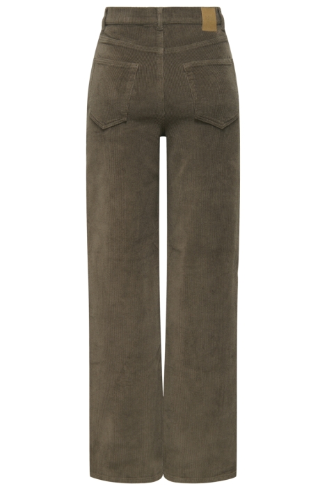 Only bruine dames broek | Achteraanzicht