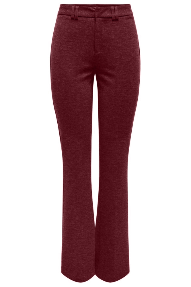 Only bordeaux dames broek | Vooraanzicht