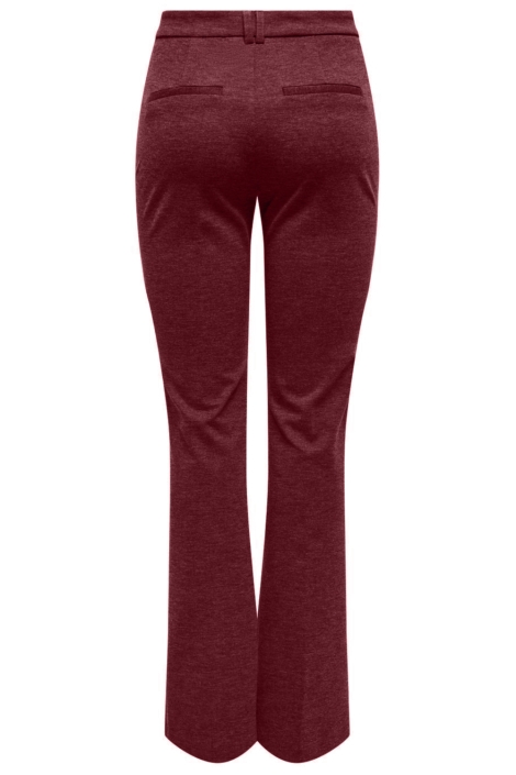 Only bordeaux dames broek | Achteraanzicht