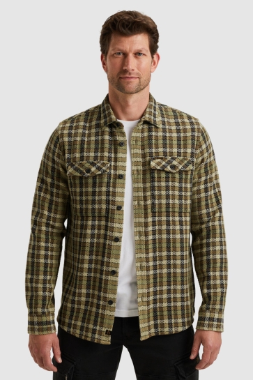 PME legend Overhemd SHIRT JACKET MET RUITPATROON PSI2508212 6379