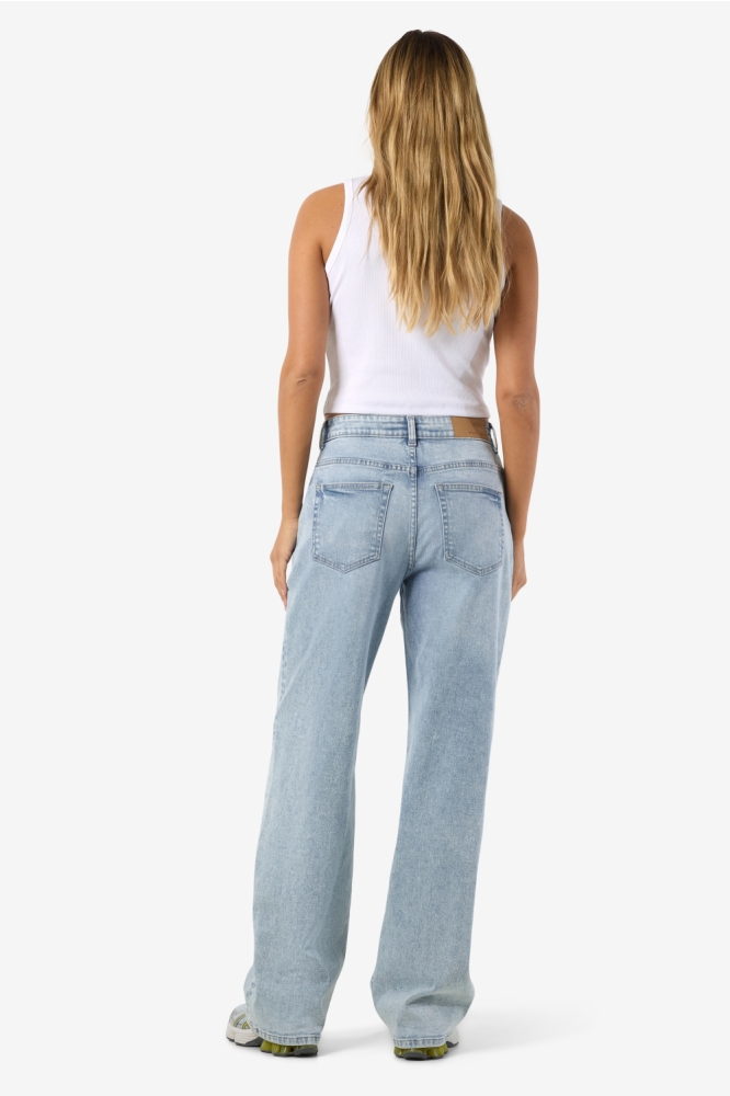 Noisy may blauwe dames jeans | Model