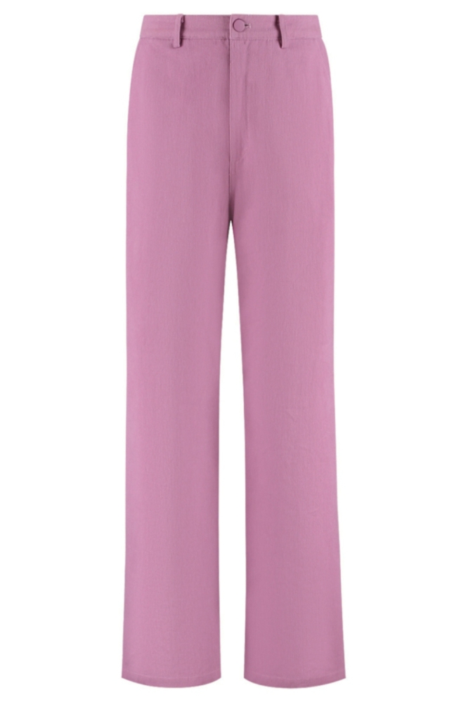 Studio Amaya roze dames broek | Vooraanzicht