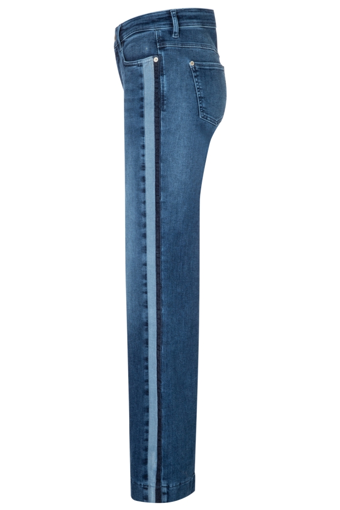 Mac blauwe dames jeans | Zijaanzicht