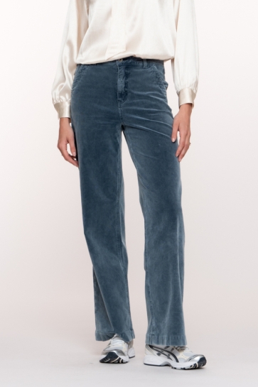 Geisha Broek CORDUROY JEANS 51537 10 INDIGO