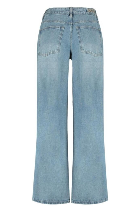 Harper & Yve blauwe dames jeans | Achteraanzicht