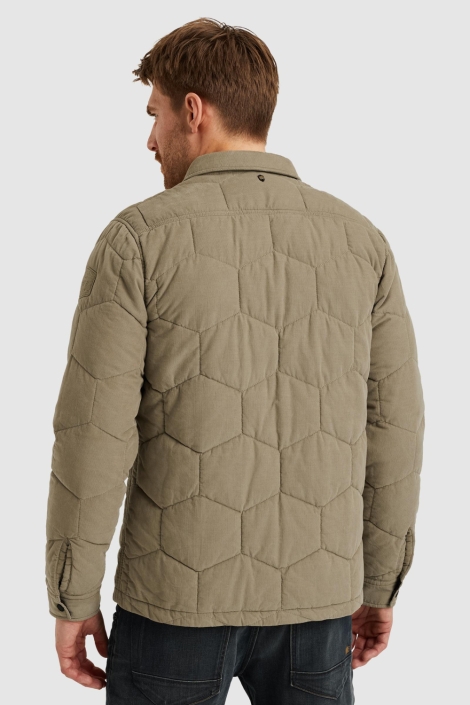PME legend groene heren jas | Model achteraanzicht