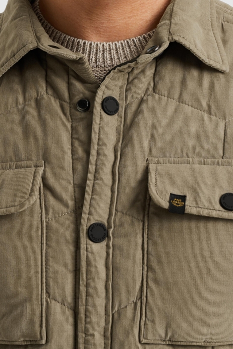 PME legend groene heren jas | Close up