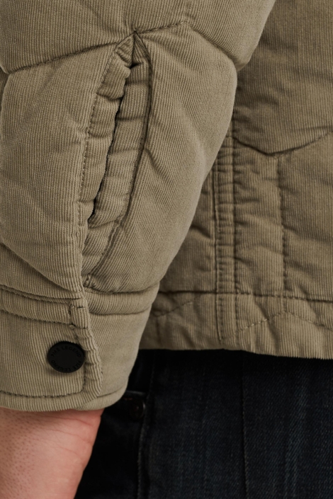 PME legend groene heren jas | Close up
