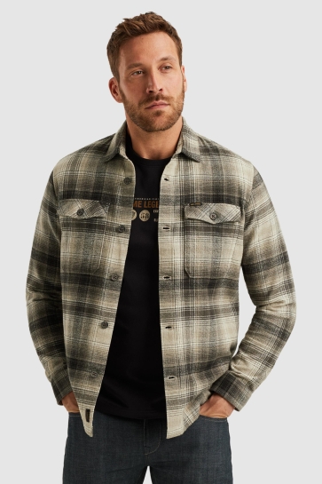 PME legend Overhemd SHIRT JACKET MET RUITPATROON PSI2509244 8011