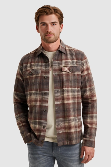 PME legend Overhemd SHIRT JACKET MET RUITPATROON PSI2509244 8203
