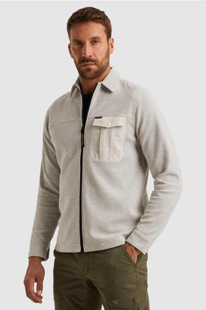 PME legend grijze heren vest | Model zijaanzicht
