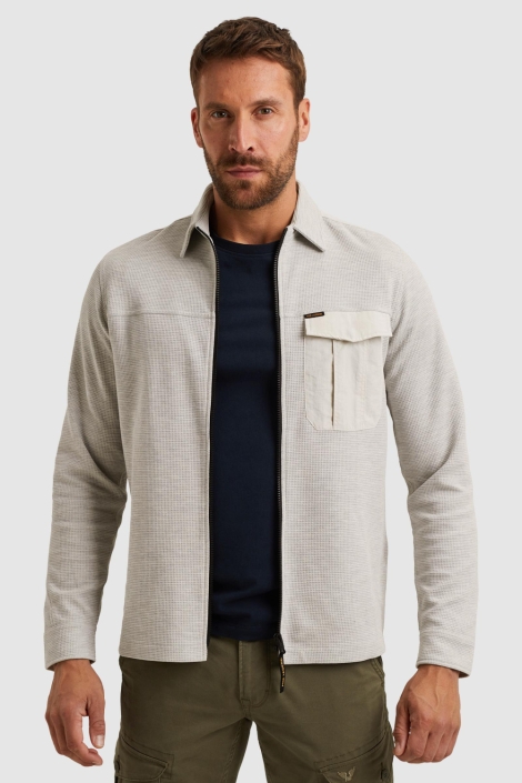 PME legend grijze heren vest | Model vooraanzicht