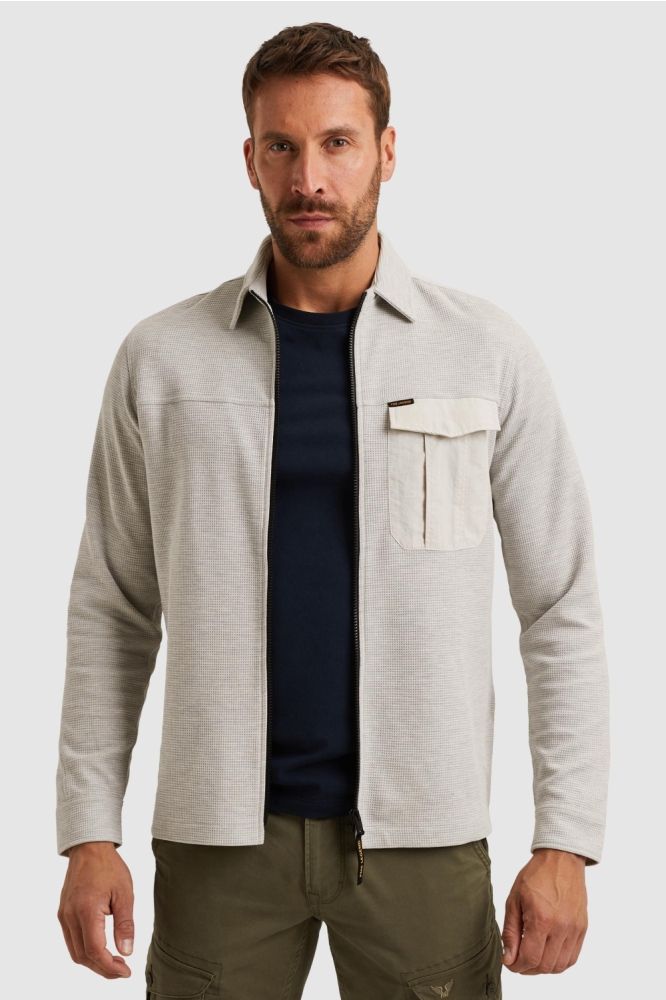 PME legend grijze heren vest | Model vooraanzicht