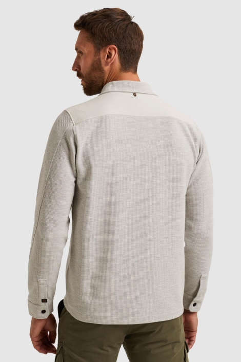 PME legend grijze heren vest | Model achteraanzicht