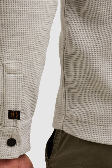 PME legend grijze heren vest | Close up