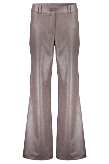 Geisha COATED BROEK 51580 32 000745 TAUPE/SILVER