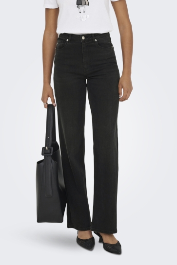 Only Jeans ONLJUICY-WAUW HW WIDE DNM GUA006 NO 15361728 Washed Black