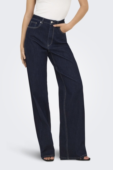 Only Jeans ONLJUICY-WAUW HW WIDE DNM GUA334 NO 15361727 DARK BLUE DENIM