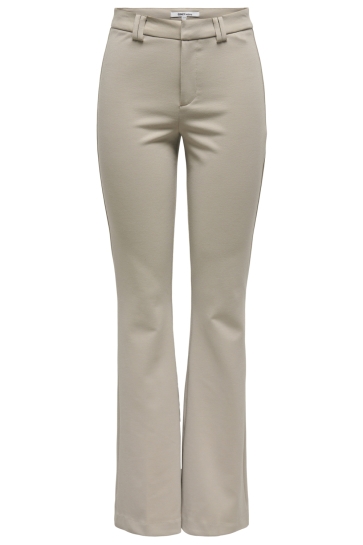 Only Broek ONLPEACH MW FLARED PANT TLR NOOS 15298660 PURE CASHMERE/MELANGE
