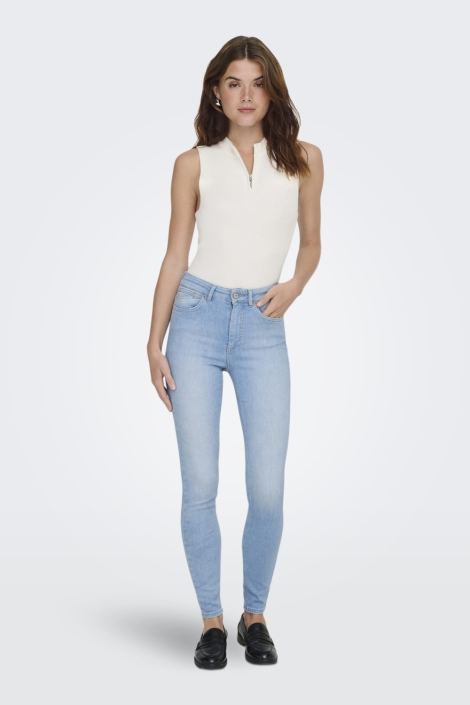 Only blauwe dames jeans | Model