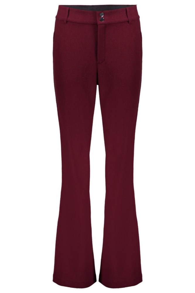 Geisha bordeaux dames broek | Vooraanzicht