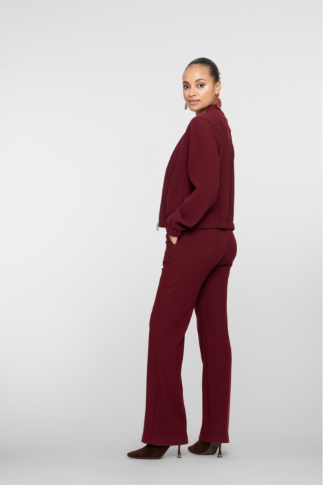 Geisha bordeaux dames broek | Model